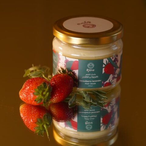 Strawberry Lavender hair repairing mask