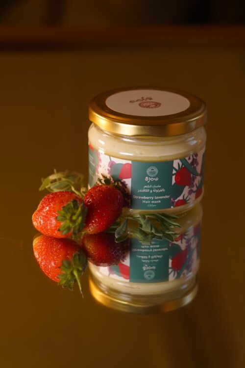 Strawberry Lavender hair repairing mask